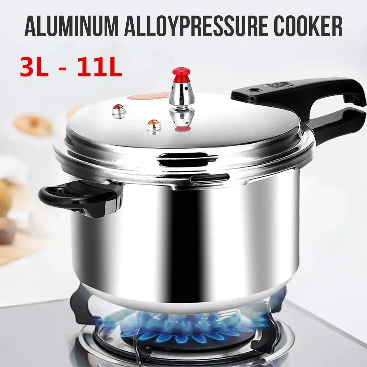 Outdoor Camping Kitchen With Sink - เตาหม้อหุงไฟฟ้าแรงดันครัว18/20/22/28ซม. kompor Gas ทำอาหารปลอดภัยประหยัดพลังงานตั้งแคมป์กลางแจ้ง3/4/5/11L
