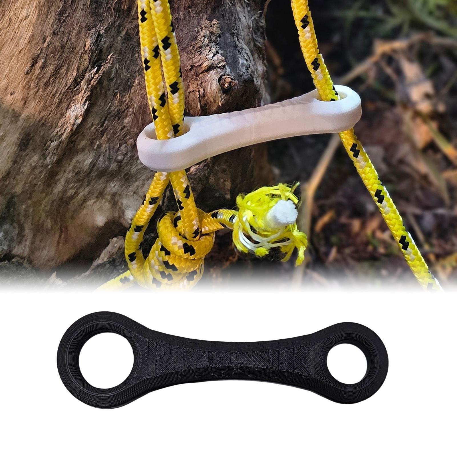 Camping Rope - ตัวรัดเชือกสำหรับตั้งแคมป์ แบบปรับได้ พิมพ์ 3 มิติ จำนวน