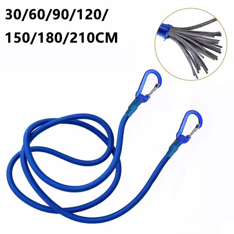 Camping Rope - สายรัดกระเป๋าเดินทาง 8 มม.Heavy Duty เชือกยืดหยุ่นเต็นท์ผูกเชือกอุปกรณ์ตั้งแคมป์ Speedboat