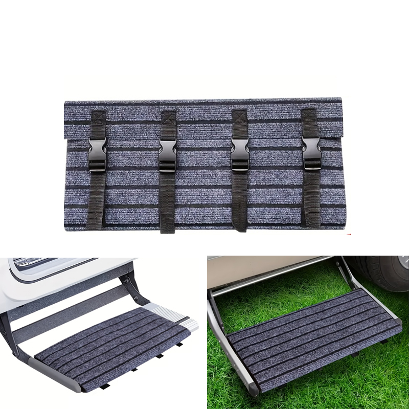 Outdoor Camping Mattress - พรมปูบันไดรถบ้านแบบพกพา สำหรับรถคาราวาน รถมอเตอร์โฮม ทนทาน กันลื่น ใช้แทนบันไดเดิม