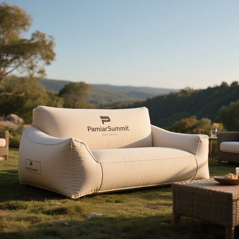 Outdoor Camping Mattress - โซฟาเป่าลมอัตโนมัติ, ที่นอนลมพกพาสำหรับกิจกรรมกลางแจ้ง, เก้าอี้เป่าลมสำหรับพักผ่อนที่บ้านและแคมป์ปิ้ง