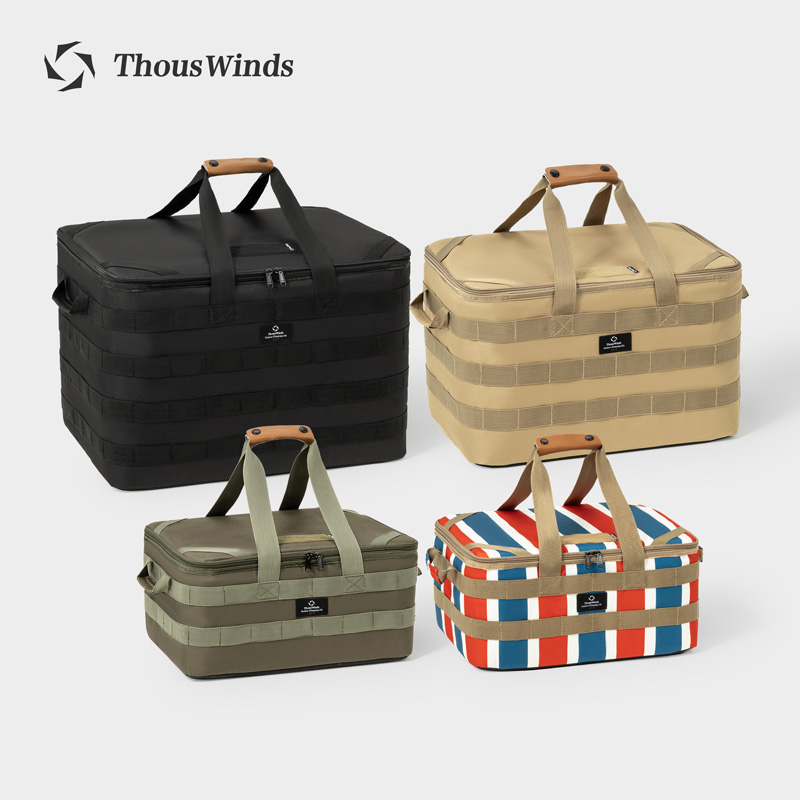 Outdoor Camping Uk - Thous ลมกลางแจ้ง Camping กระเป๋าเก็บอาหารกระเป๋าขนาดใหญ่โคมไฟเครื่องครัว Tableware Picnic