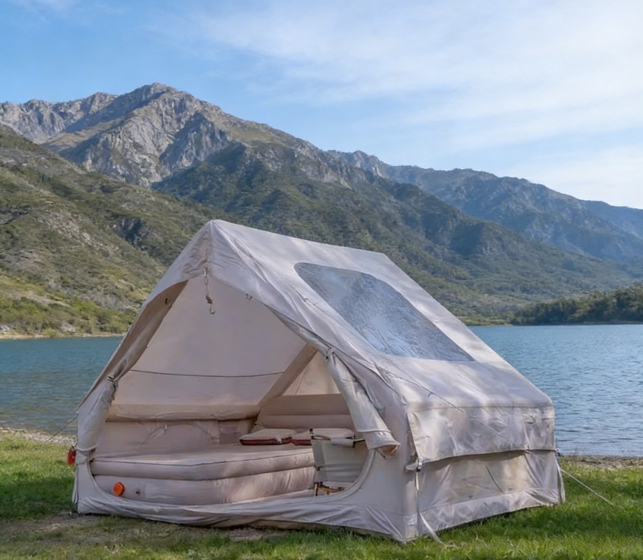 Outdoor Camping Store - เต็นท์พองลมอัตโนมัติเต็มรูปแบบ สำหรับตั้งแคมป์กลางแจ้ง พักค้างคืน กันฝน อุ่น หนา