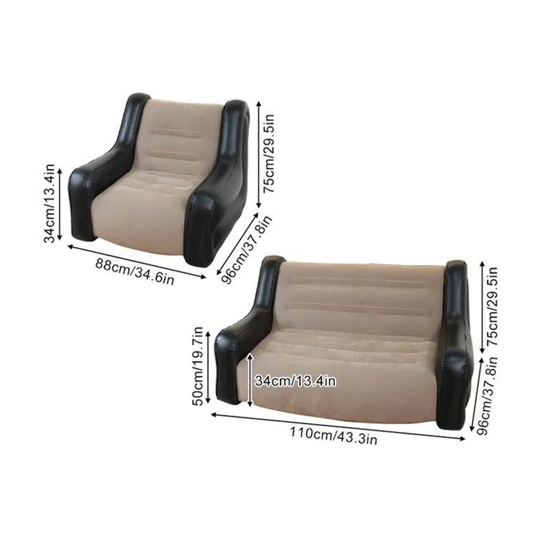 ที่นอนลม โซฟาเป่าลม เก้าอี้เป่ - Outdoor Indoor Camping บทวิจารณ์และราคา