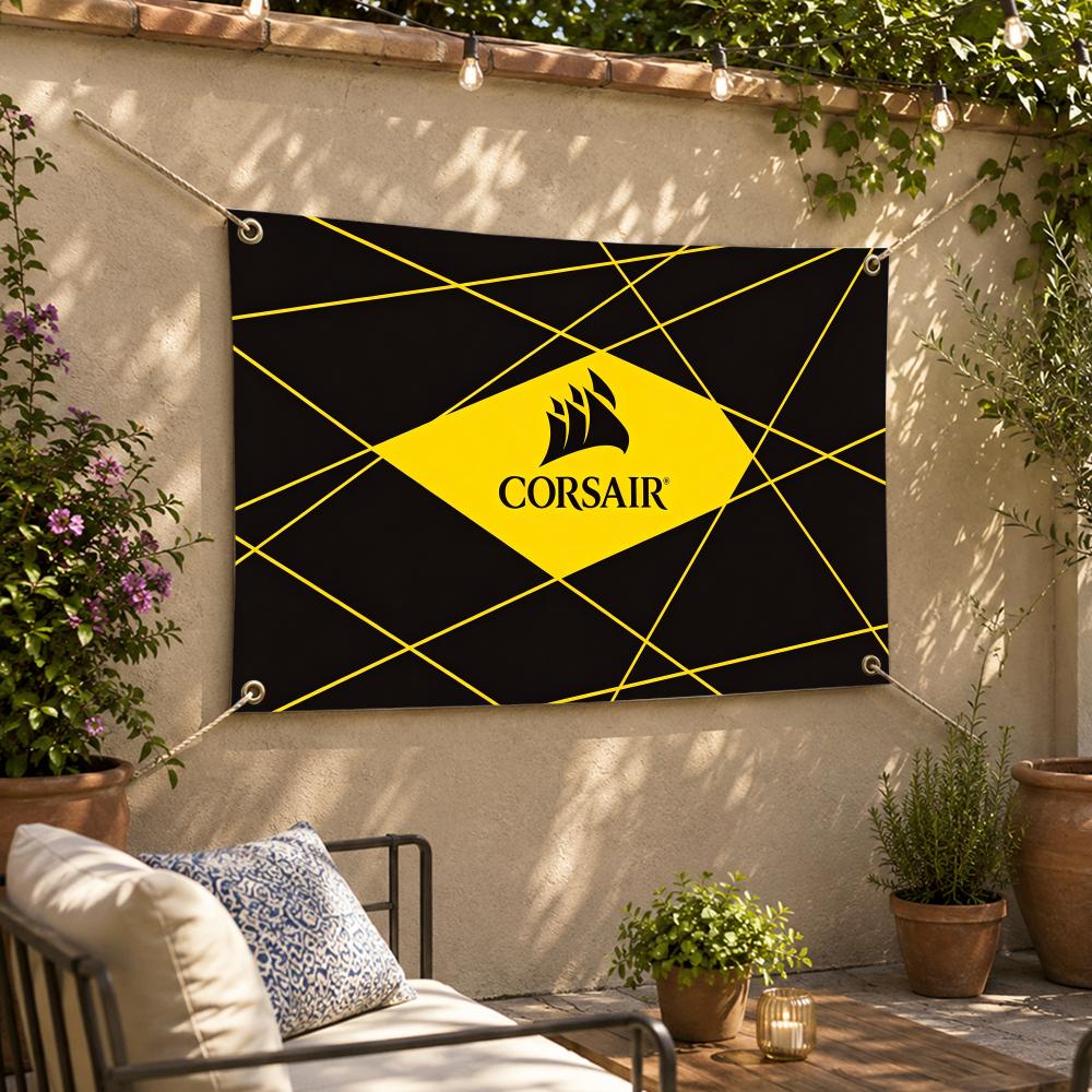 ธงตกแต่งแบรนด์เกมมิ่ง C-Corsai - Outdoor Camping Brands บทวิจารณ์และราคา