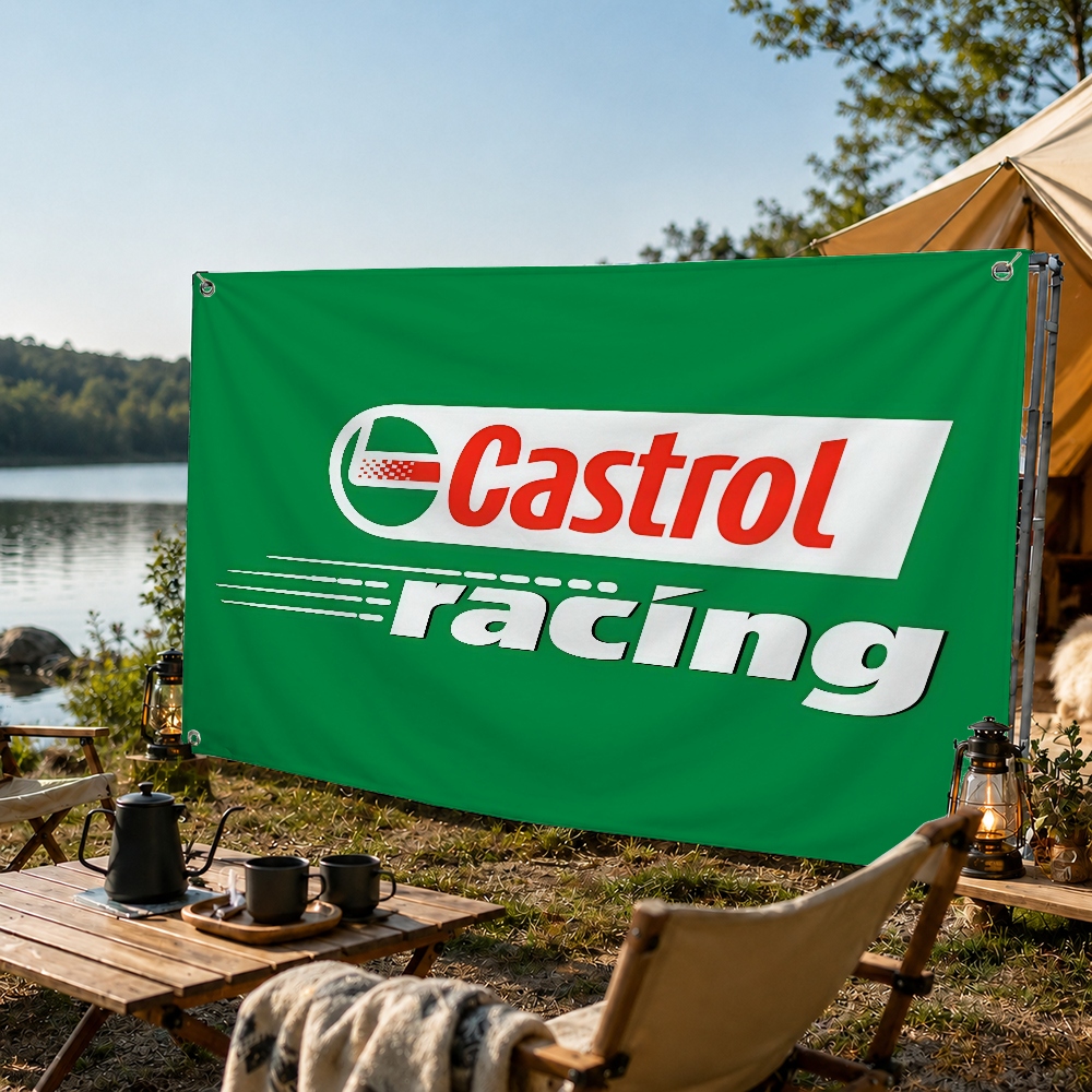 ธงตกแต่งแบรนด์ C-Castrol Moto  - Outdoor Camping Brands บทวิจารณ์และราคา