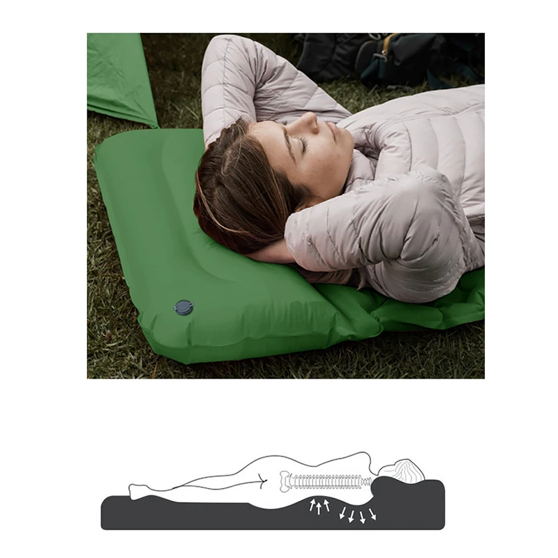 แผ่นรองนอนแบบเป่าลมสำหรับตั้งแ - Outdoor Camping Mattress บทวิจารณ์และราคา