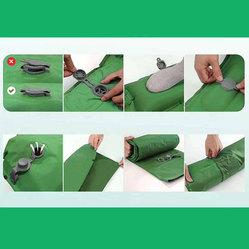 แผ่นรองนอนแบบเป่าลมสำหรับตั้งแ - Outdoor Camping Mattress บทวิจารณ์และราคา
