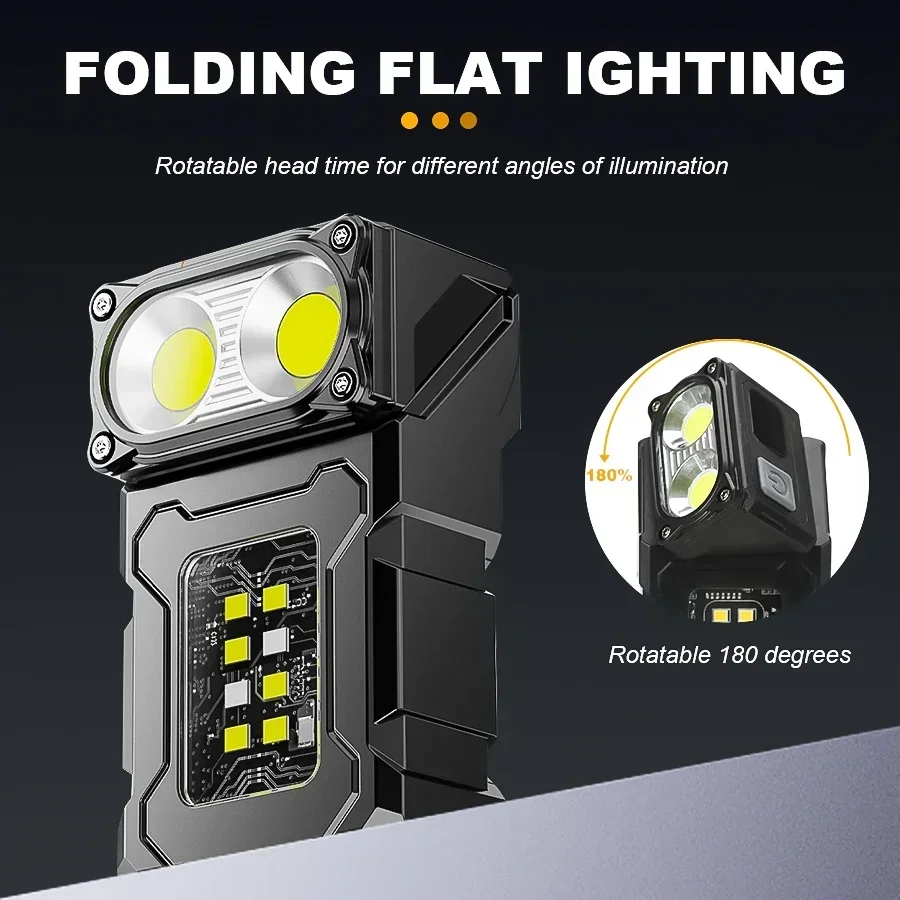 ไฟฉาย LED COB แบบพกพาขนาดเล็กห - Battery Outdoor Camping บทวิจารณ์และราคา