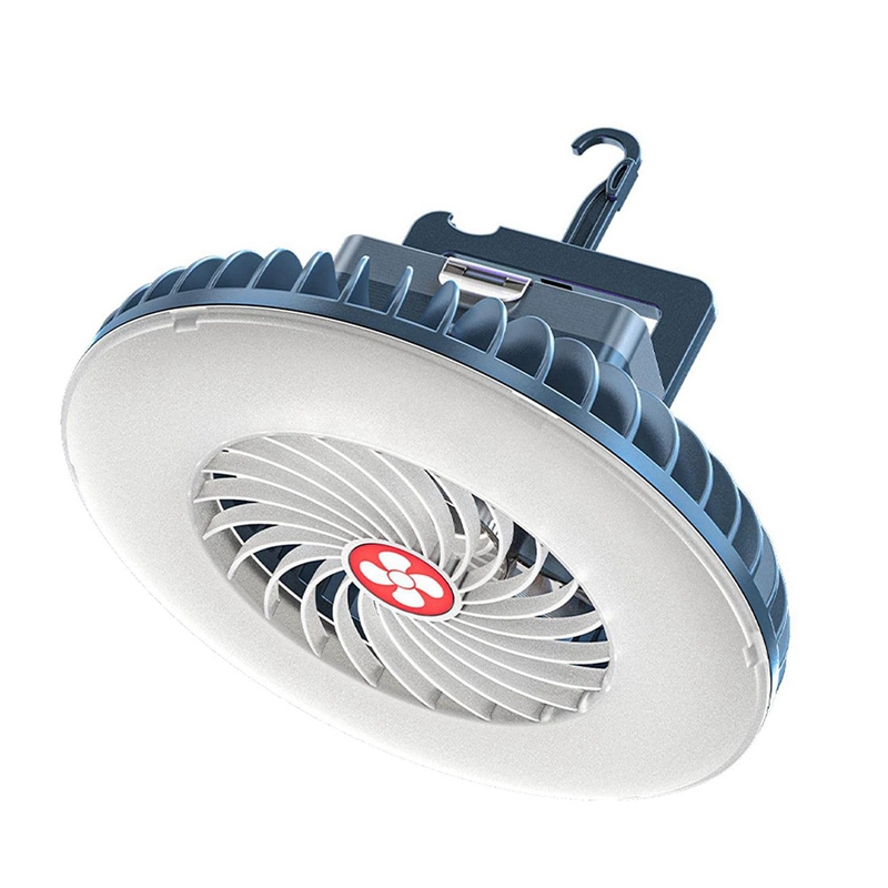 พัดลมตั้งแคมป์แบบพกพาพัดลมพร้อ - Outdoor Camping Misting Fan บทวิจารณ์และราคา