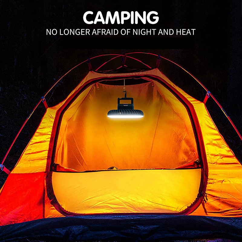 พัดลมตั้งแคมป์แบบพกพาพัดลมพร้อ - Outdoor Camping Misting Fan บทวิจารณ์และราคา