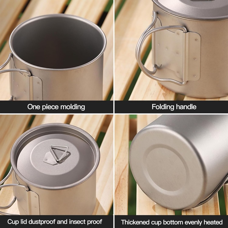 แก้วไทเทเนียมสำหรับตั้งแคมป์พร - Outdoor Camping Uk บทวิจารณ์และราคา