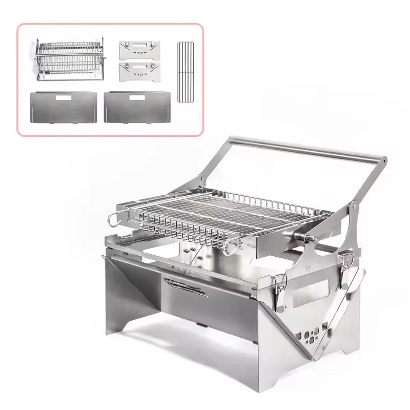 เตาไฟพับได้แบบพกพาสำหรับตั้งแค - Outdoor Camping Fire Pit บทวิจารณ์และราคา