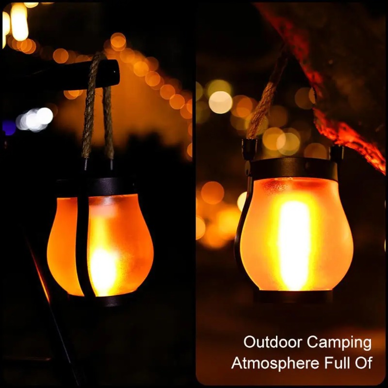 โคมไฟพลังงานแสงอาทิตย์แบบชาร์จ - Camping Rope บทวิจารณ์และราคา