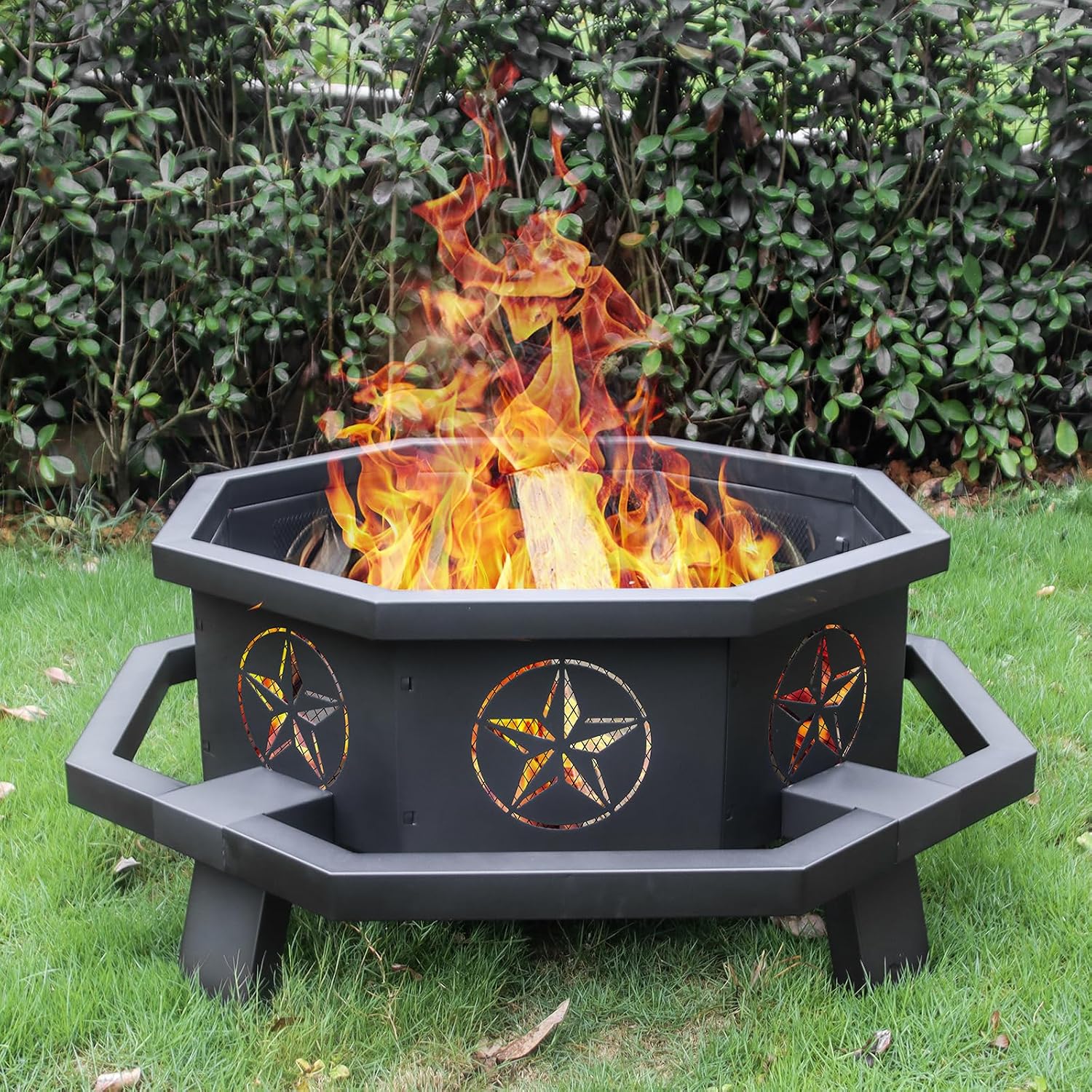 เตาไฟกลางแจ้งพร้อมไม้ตักไฟ, เต - Outdoor Camping Fire Pit บทวิจารณ์และราคา