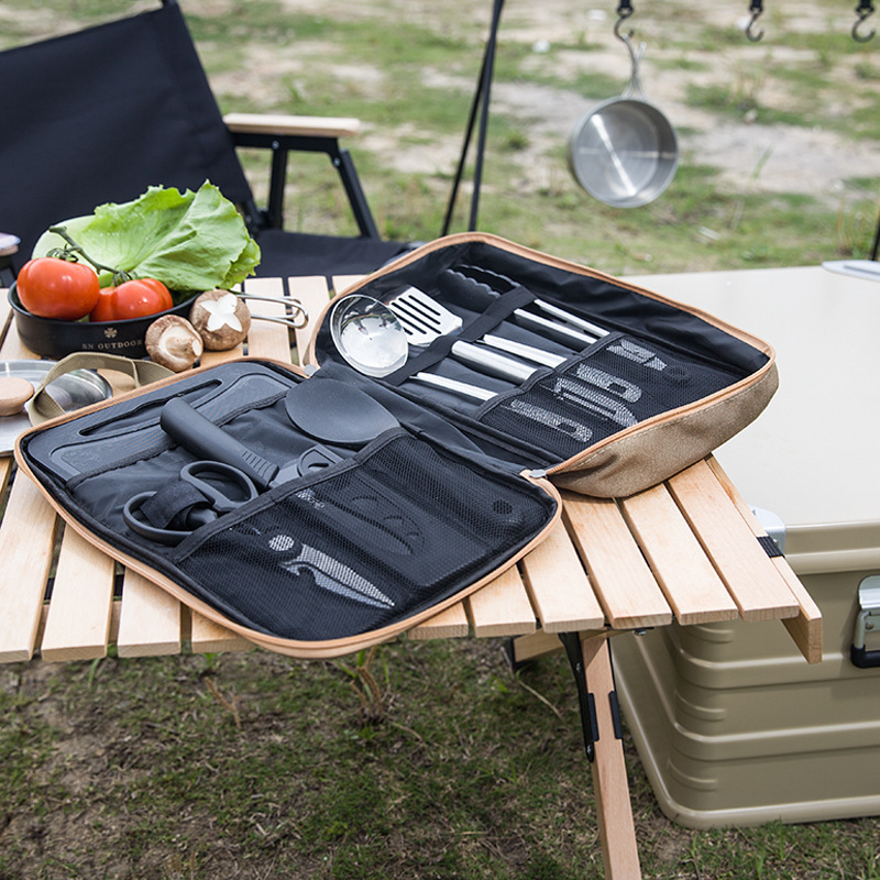 ชุดเครื่องครัวแคมป์ปิ้ง 8 ชิ้น - Outdoor Camping Uk บทวิจารณ์และราคา