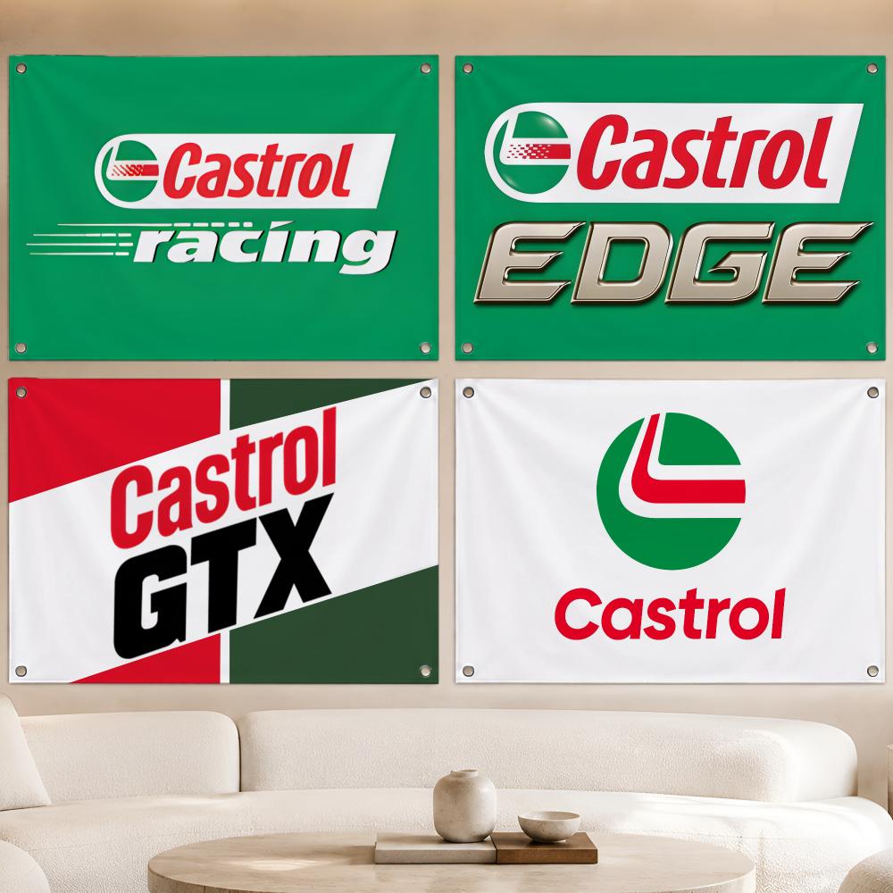 ธงแบรนด์รถยนต์ C-Castrol แบนเน - Outdoor Camping Brands บทวิจารณ์และราคา