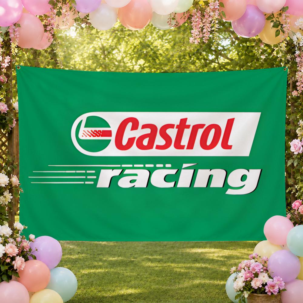 ธงแบรนด์รถยนต์ C-Castrol แบนเน - Outdoor Camping Brands บทวิจารณ์และราคา