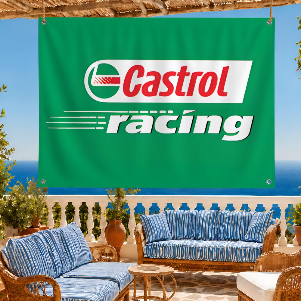 ธงแบรนด์รถยนต์ C-Castrol แบนเน - Outdoor Camping Brands บทวิจารณ์และราคา