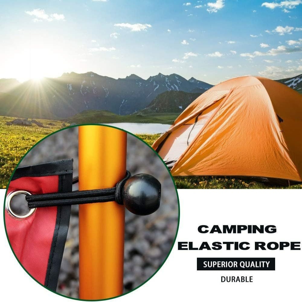 เชือกยางยืดแบบมีลูกบอลสำหรับจั - Camping Rope บทวิจารณ์และราคา
