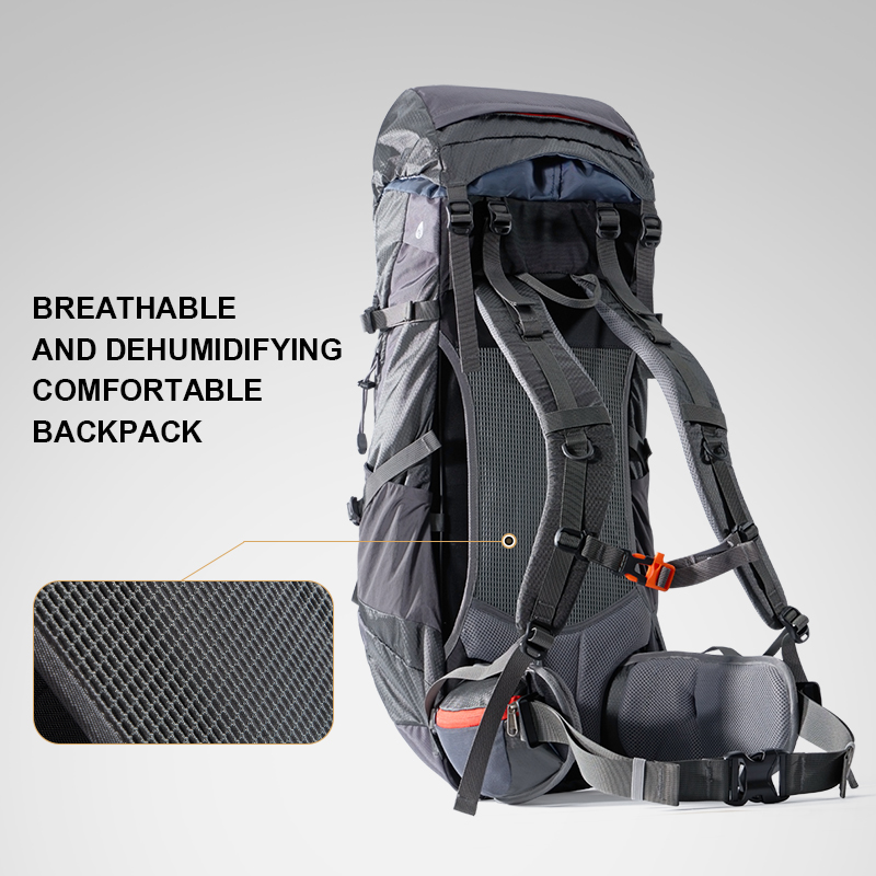 กระเป๋าเป้สะพายหลัง65L อูฐสีทอ - Lightweight Backpack 65L บทวิจารณ์และราคา