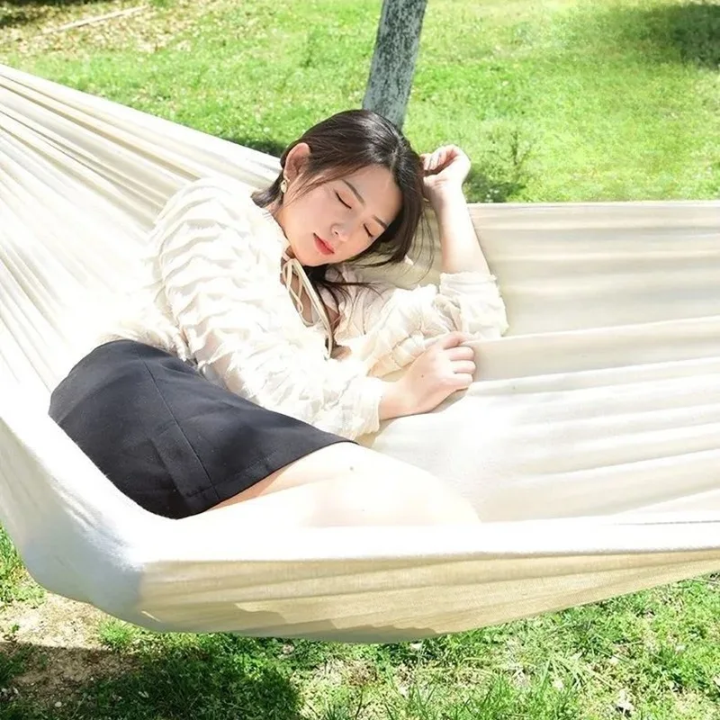 เปลญวนผ้าใบแบบไม่มีโครงไม้ สำห - Outdoor Indoor Camping บทวิจารณ์และราคา