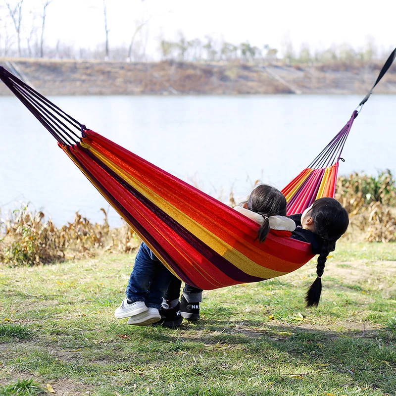 เปลญวนผ้าใบแบบไม่มีโครงไม้ สำห - Outdoor Indoor Camping บทวิจารณ์และราคา