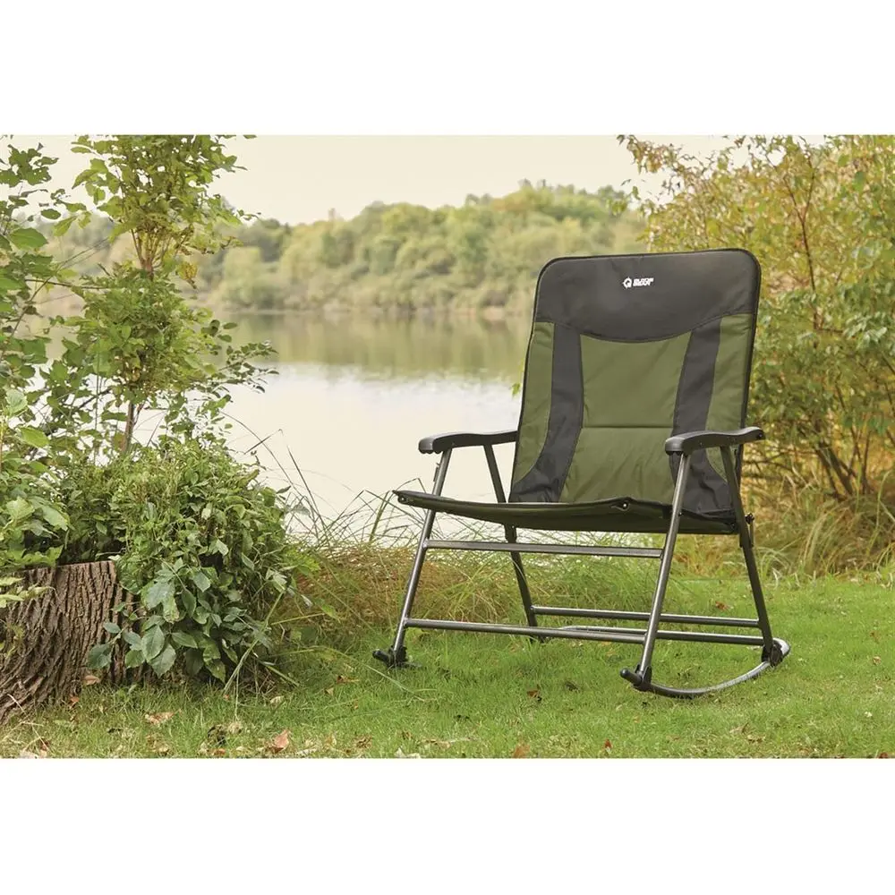 เก้าอี้โยกพกพาขนาดใหญ่ รับน้ำห - Outdoor Oversized Camping Chair บทวิจารณ์และราคา