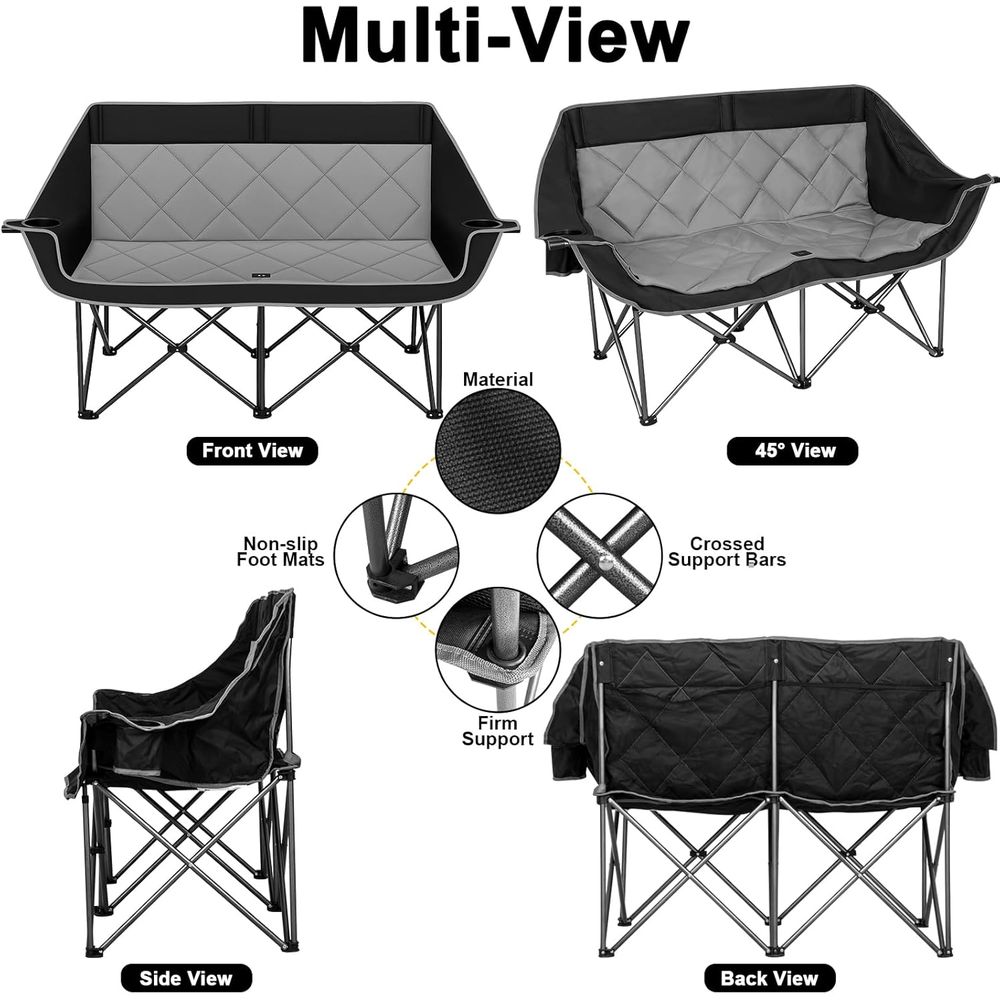 เก้าอี้แคมป์ปิ้งคู่, เก้าอี้แค - Outdoor Oversized Camping Chair บทวิจารณ์และราคา
