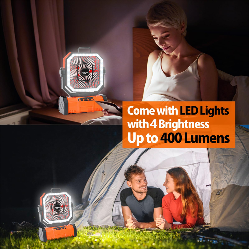 พัดลมเพดานสำหรับตั้งแคมป์ 2000 - Outdoor Camping Misting Fan บทวิจารณ์และราคา