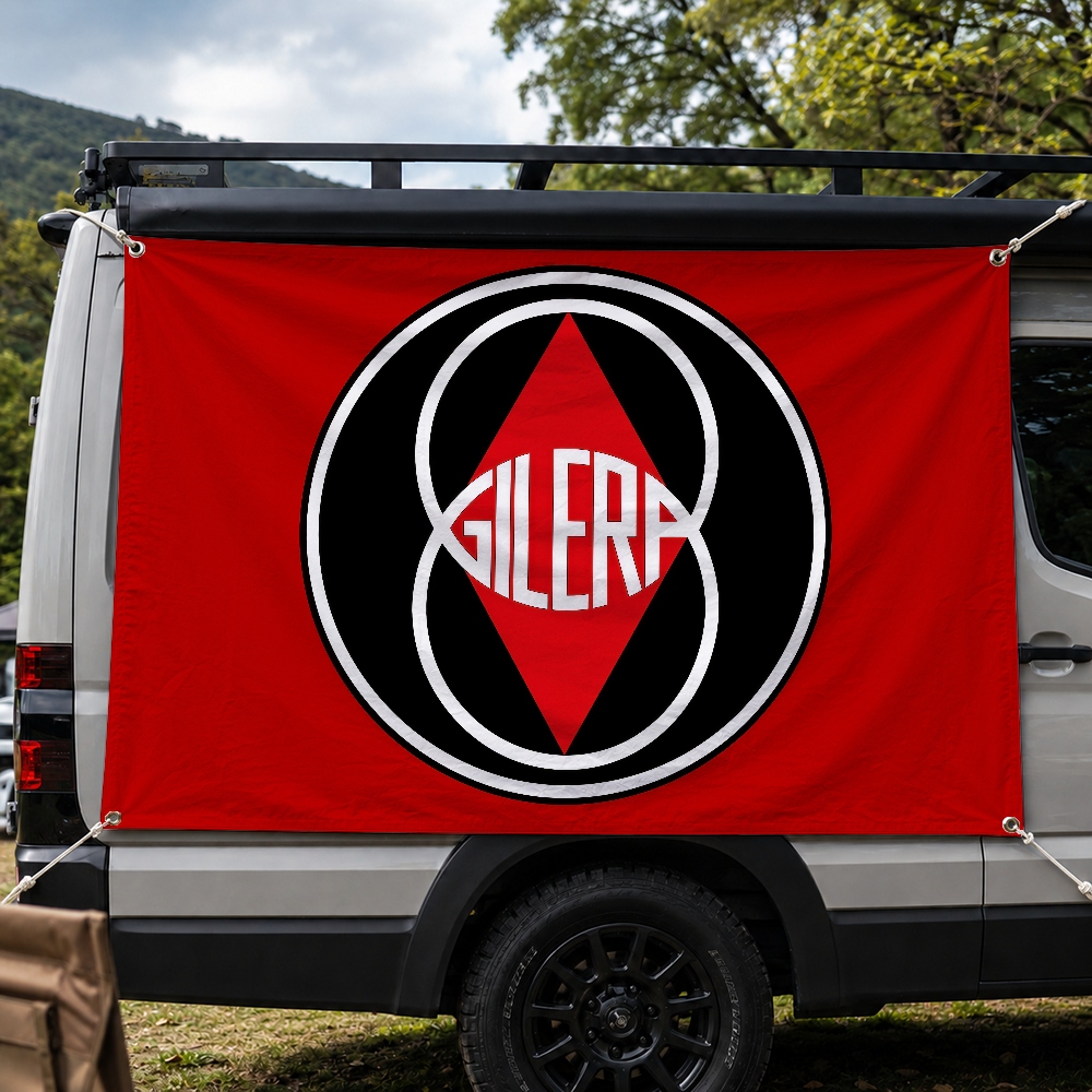 G-Gilera Moto Brand ธงกลางแจ้ง - Outdoor Camping Brands บทวิจารณ์และราคา