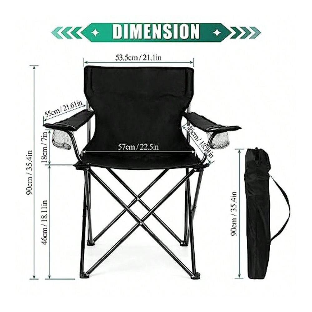 เก้าอี้, เก้าอี้สนามพับได้ขนาด - Outdoor Oversized Camping Chair บทวิจารณ์และราคา
