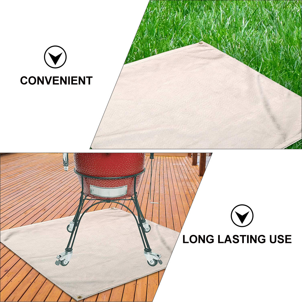 1 ชิ้น แผ่นรองเตาไฟกันไฟลุก สำ - Outdoor Camping Fire Pit บทวิจารณ์และราคา