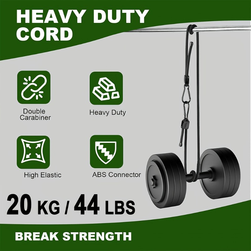 2/5 ชิ้น เชือกยางยืดแบบหนาพร้อ - Camping Rope บทวิจารณ์และราคา