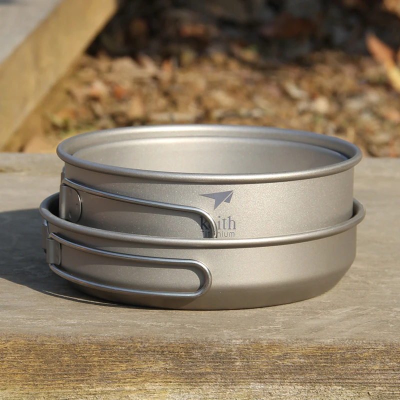 Keith 3PCS ไทเทเนียมเครื่องครั - Outdoor Camping Essentials บทวิจารณ์และราคา