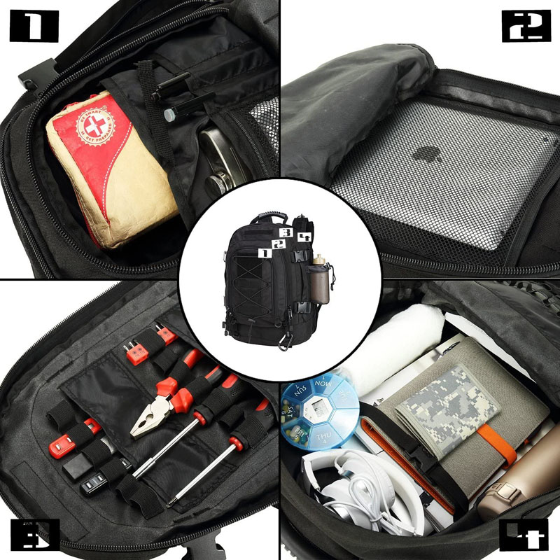 กระเป๋าเป้สะพายหลังทหาร 65 ลิต - Lightweight Backpack 65L บทวิจารณ์และราคา
