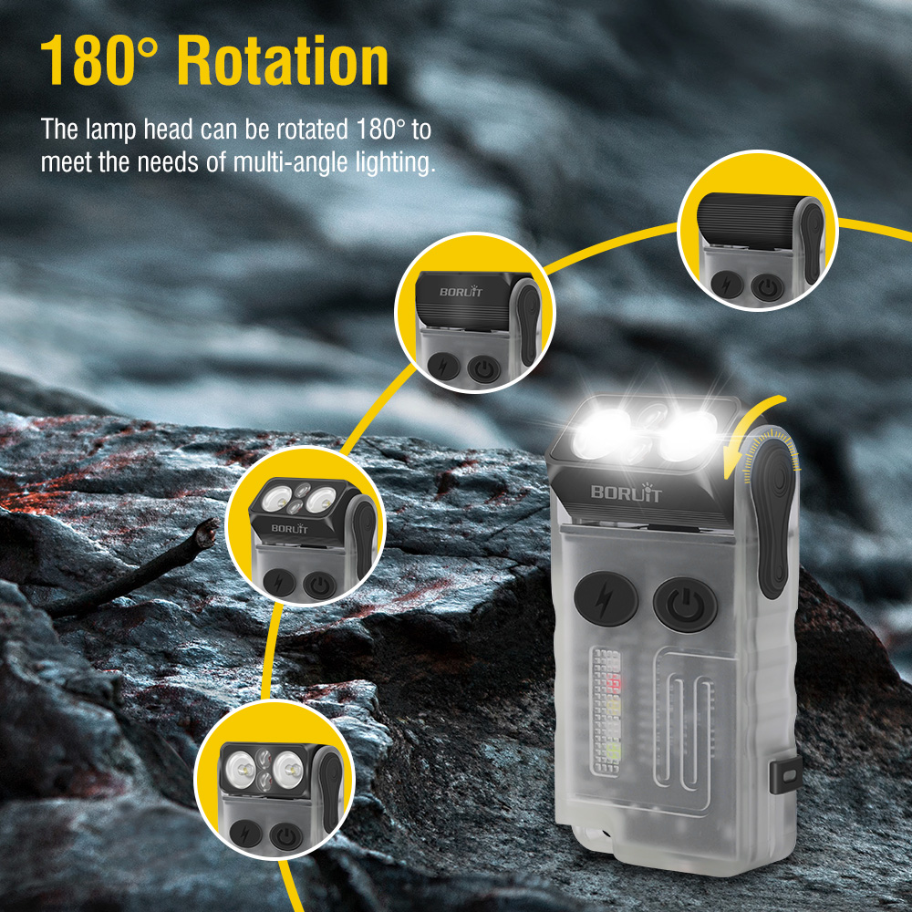 BORUiT V20 ไฟฉายพวงกุญแจ LED พ - Outdoor Camping Adventure บทวิจารณ์และราคา