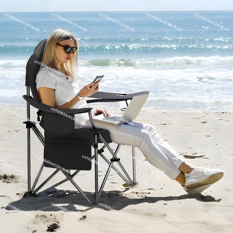 เก้าอี้พับสำหรับตั้งแคมป์กลางแ - Outdoor Oversized Camping Chair บทวิจารณ์และราคา