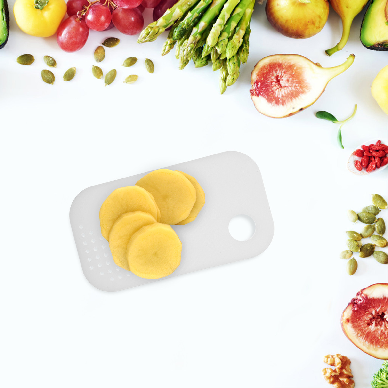 เขียงพลาสติกขนาดเล็ก พกพาสะดวก - Outdoor Camping Food บทวิจารณ์และราคา