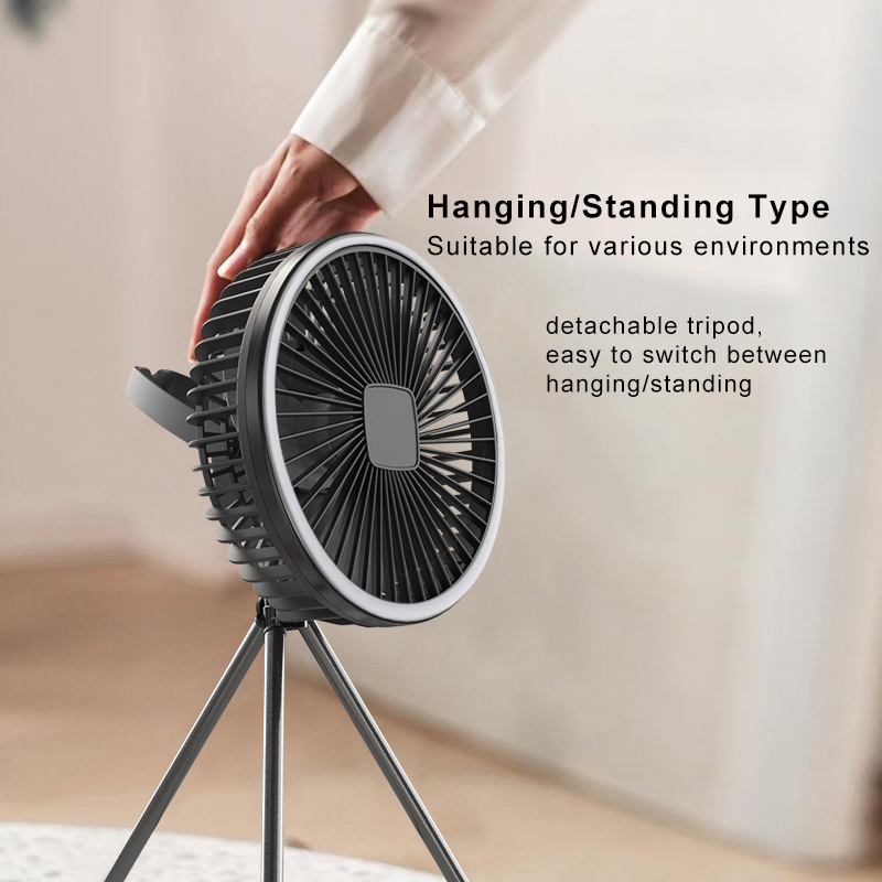 พัดลมตั้งโต๊ะแบบพกพา 10000mAh  - Outdoor Camping Misting Fan บทวิจารณ์และราคา