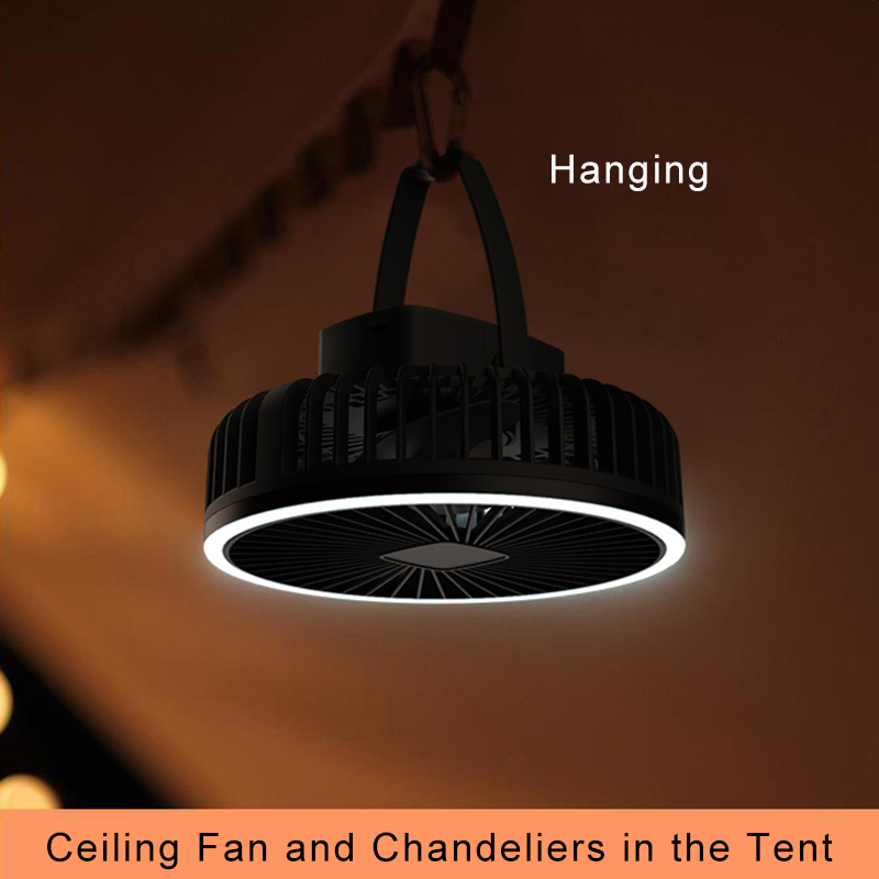 พัดลมตั้งโต๊ะแบบพกพา 10000mAh  - Outdoor Camping Misting Fan บทวิจารณ์และราคา
