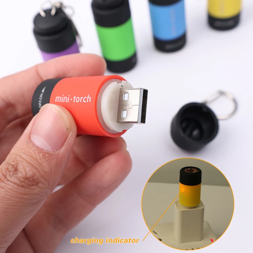 USB ชาร์จไฟได้ ไฟฉายขนาดเล็กสำ - Outdoor Camping Adventure บทวิจารณ์และราคา