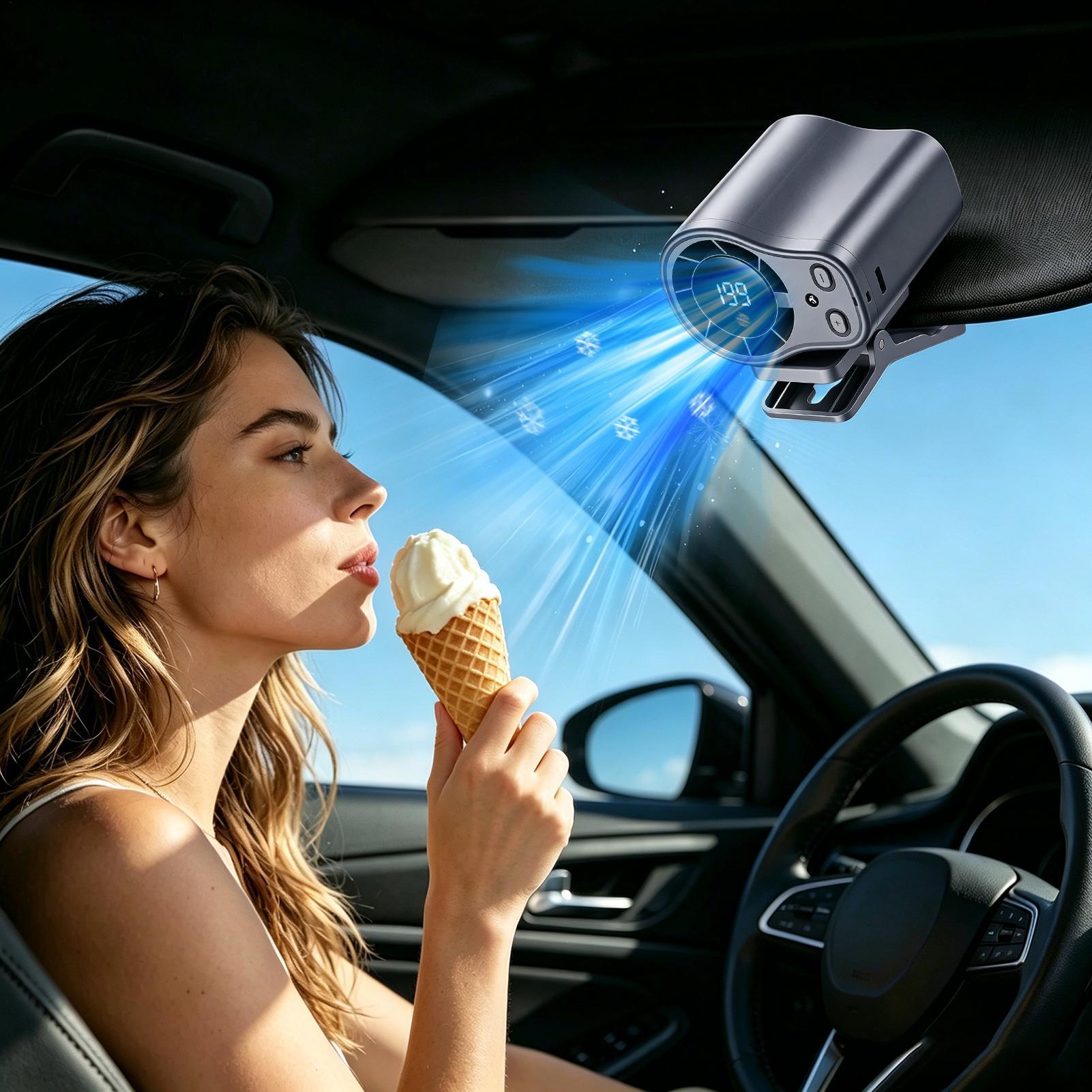 พัดลมระบายความร้อนแบบเซมิคอนดั - Outdoor Camping Misting Fan บทวิจารณ์และราคา