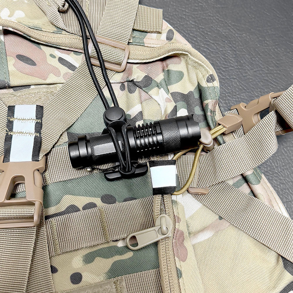 คลิปหนีบไฟฉาย สายรัดกระเป๋าเป้ - Camping Rope บทวิจารณ์และราคา