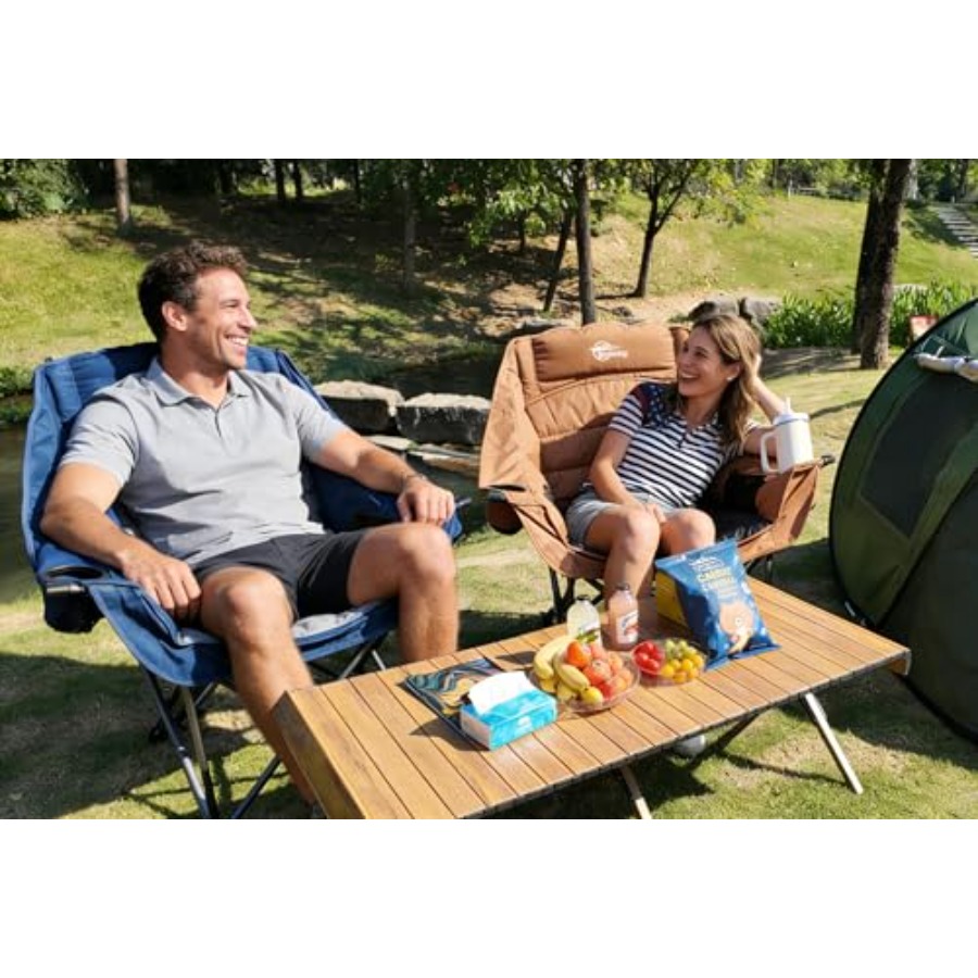 เก้าอี้แคมป์ปิ้งขนาดใหญ่สำหรับ - Outdoor Oversized Camping Chair บทวิจารณ์และราคา