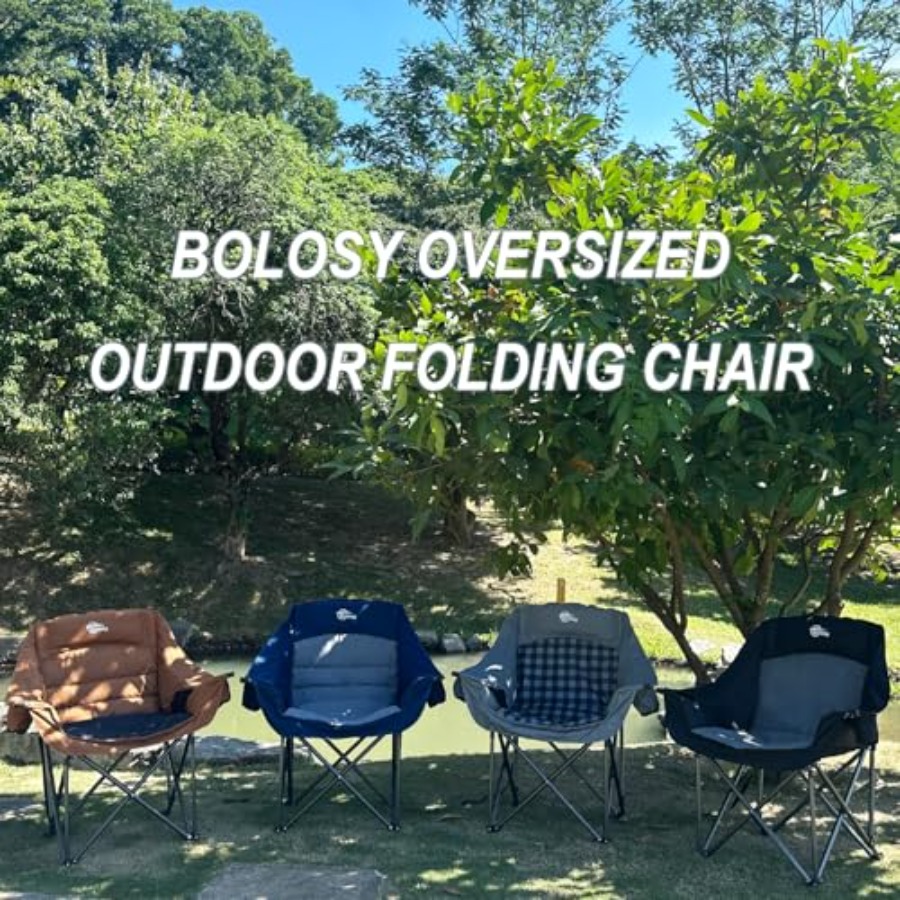 เก้าอี้แคมป์ปิ้งขนาดใหญ่สำหรับ - Outdoor Oversized Camping Chair บทวิจารณ์และราคา
