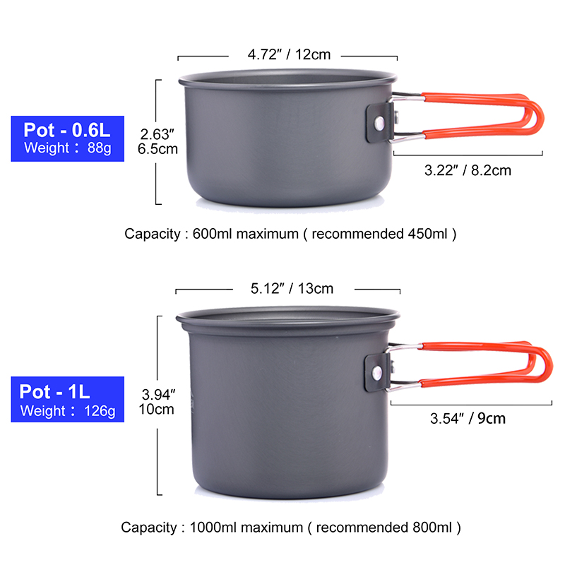Set Alat masak ตั้งแคมป์แบบกว้ - Outdoor Camping Uk บทวิจารณ์และราคา