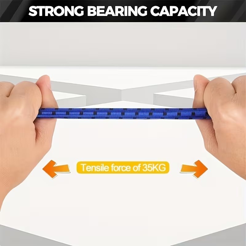 เชือกยางยืดอเนกประสงค์พร้อมตะข - Camping Rope บทวิจารณ์และราคา