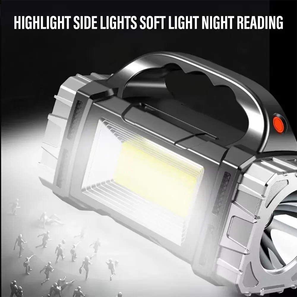 อัพเกรดใหม่ ไฟฉาย LED พลังงานแ - Battery Outdoor Camping บทวิจารณ์และราคา