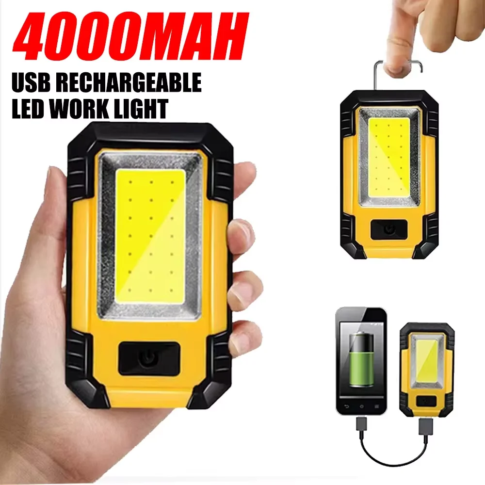 ไฟฉายพกพาแบบชาร์จได้ 4000mAh ค - Outdoor Camping Lighting บทวิจารณ์และราคา